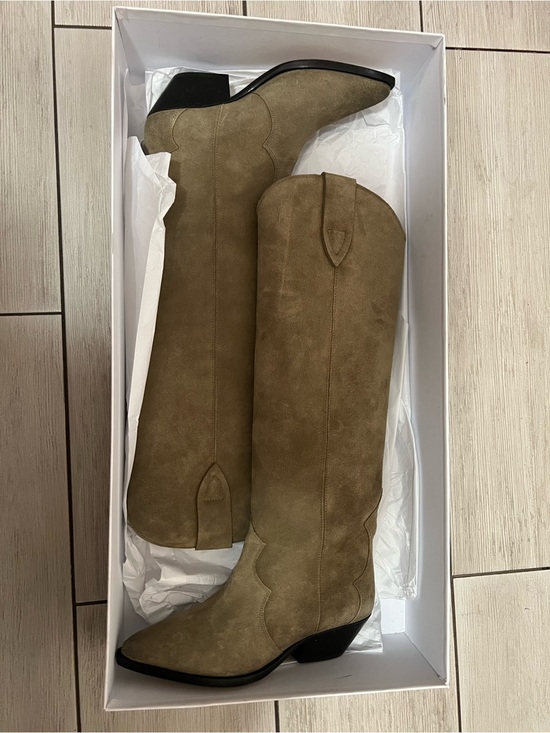 Isabel Marant Shoes - Isabel Marant Denvee Suede knee high Tall Boots